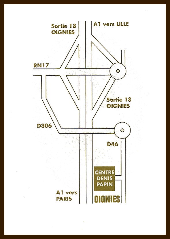 Map for Centre Denis Papin